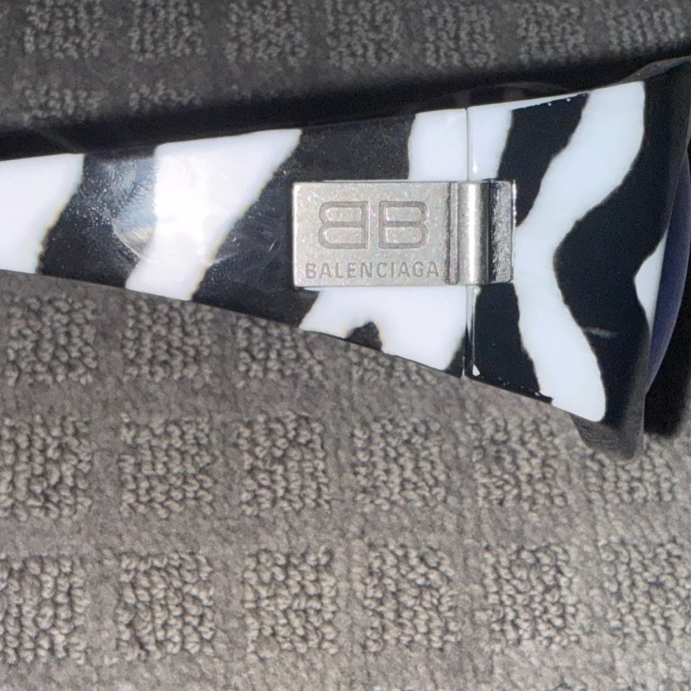 Balenciaga Zebra Pattern Sunglasses